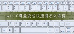 win10键盘按键全变快捷键了怎么办（恢复win10键盘的方法）