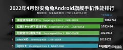 安兔兔跑分多少才算好（安兔兔4月旗舰手机性能榜）