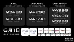 vivox50手机参数和售价（vivo X50系列报价）