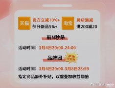 淘宝38妇女节红包口令哪里领（2023天猫三八焕新周活动玩法解析）