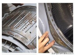 滚筒洗衣机怎么清理里面的脏东西（分享洗衣机清洁全过程）
