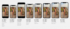 iphone所有机型对比尺寸（各个型号iPhone尺寸对比）