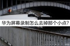 点击屏幕出现小白点怎么取消（华为屏幕录制取消小点的方法）