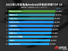 排名前十手机排名（手机好评Top10 2023）