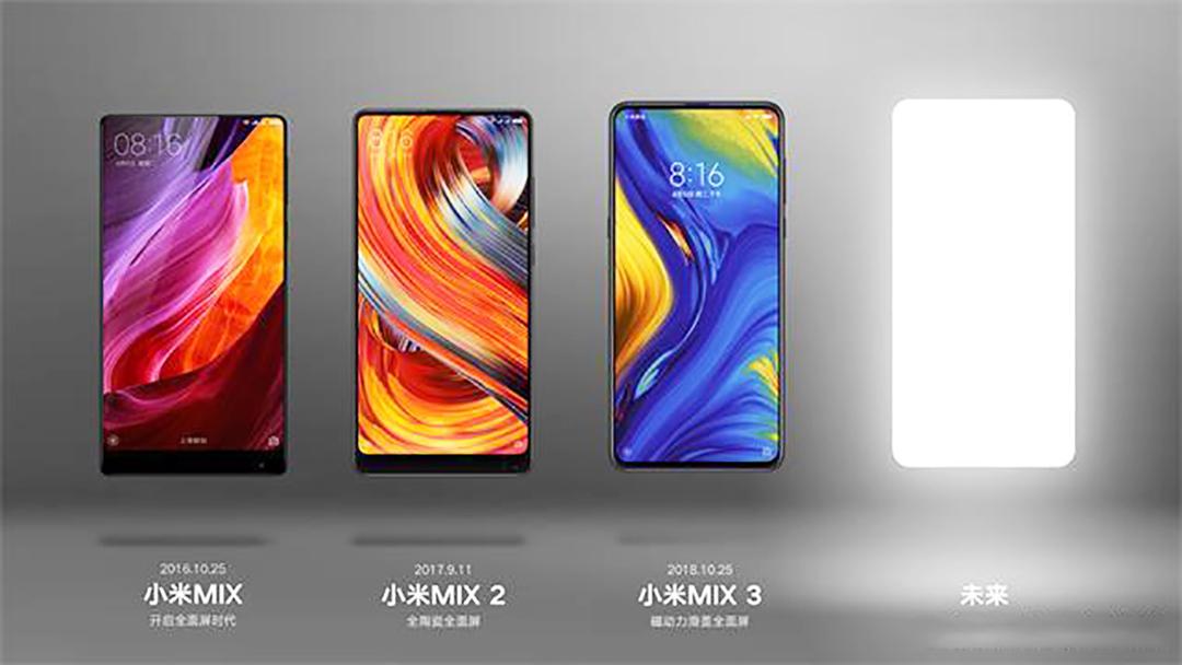 小米MIX系列历代机型回顾，已发布6款机型，MIX4肩负两大重任