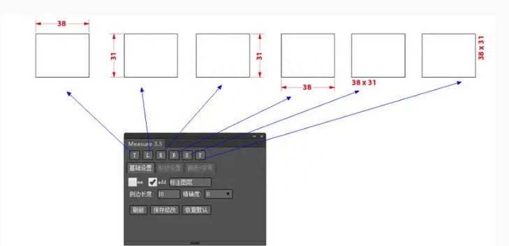 「710」AI插件-汉化Measure尺寸标注扩展面板脚本