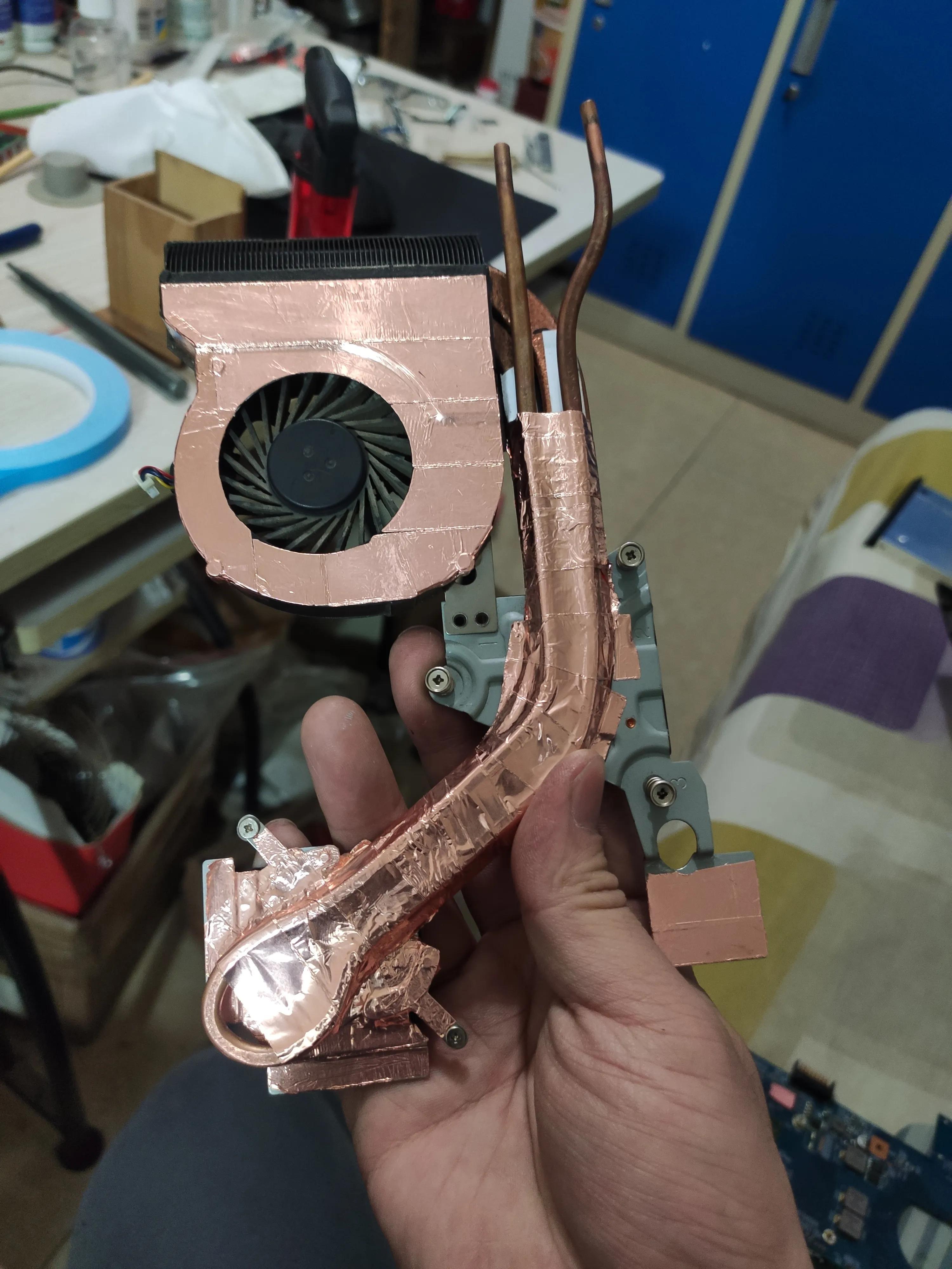 宏碁4750g笔记本水冷改造