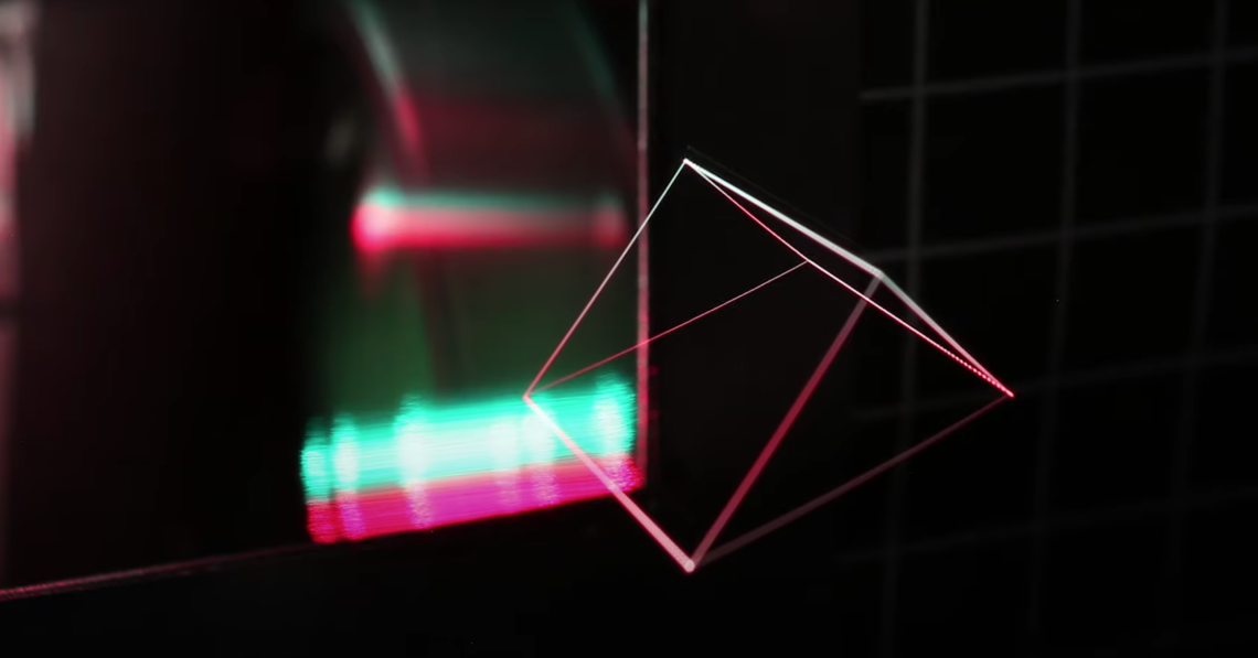 3D全息动画，利用激光束控制颗粒作画，无需头显和手机便可查看