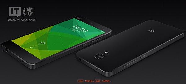 小米4黑色版今日中午首发:支持移动4G