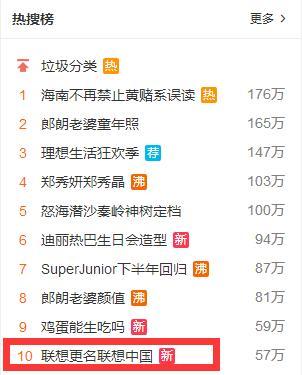 再上热搜！联想更名为联想中国！此前曾强调汉奸的锅，联想不背