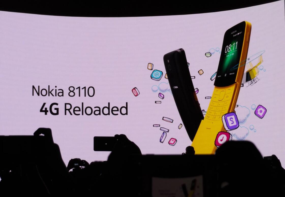 情怀再现,诺基亚滑盖手机8110发布