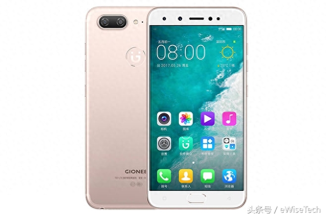 金立S10拆解,前后双摄、首款四摄手机