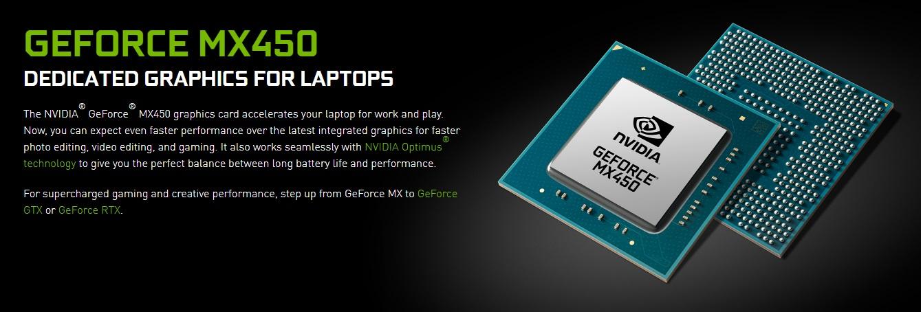 英伟达发布 MX 450 独显：GDDR6 显存，支持PCIe 4.0