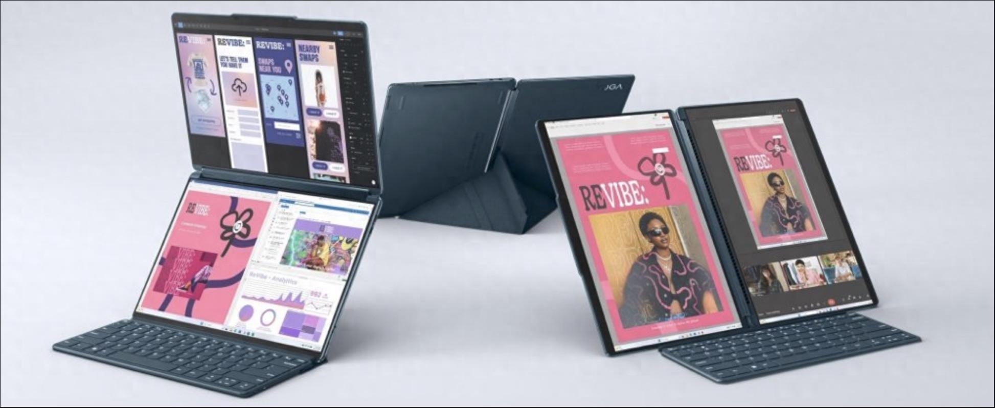 AI PC、双屏笔记本，联想展出2024十余款新品 | CES2024