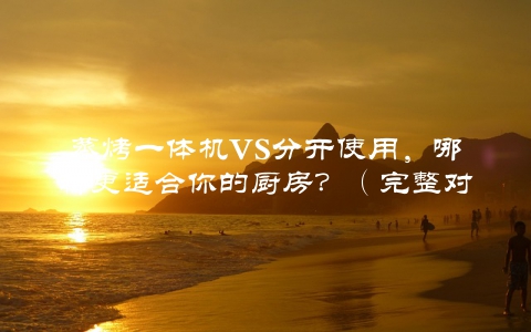 蒸烤一体机VS分开使用，哪种更适合你的厨房？（完整对比分析）