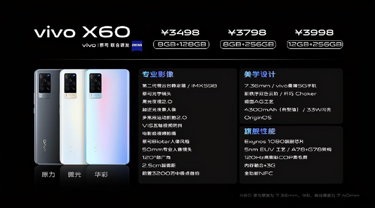 vivo X60和X60 Pro有啥不同？差500区别在这里