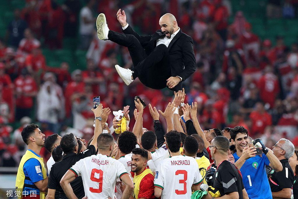 世界杯最大“黑马”摩洛哥闯进8强,教练才带了81天?