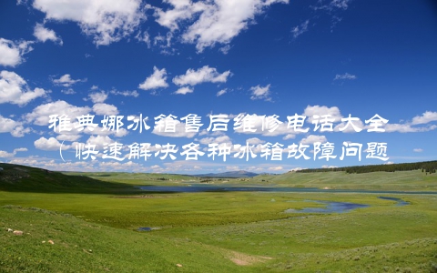 雅典娜冰箱售后维修电话大全（快速解决各种冰箱故障问题）