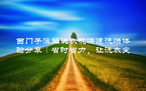 西门子滚筒洗衣机快速洗烘体验分享（省时省力，让洗衣变得简单）