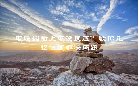 电暖器插上电没反应？教你几招快速解决问题
