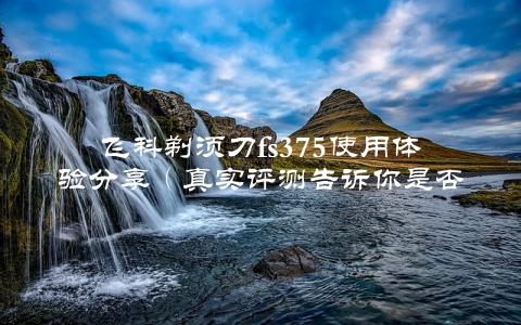 飞科剃须刀fs375使用体验分享（真实评测告诉你是否值得购买）
