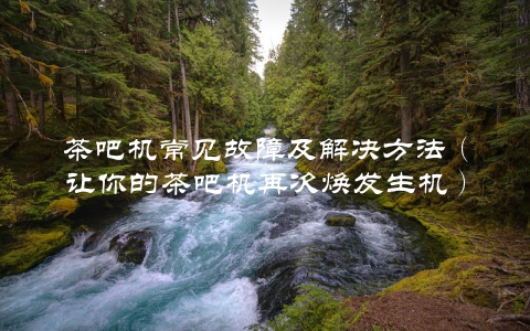 茶吧机常见故障及解决方法（让你的茶吧机再次焕发生机）