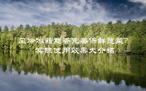 风冷冰箱能否完美保鲜蔬菜？（实际使用效果大介绍）