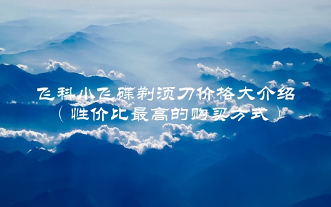飞科小飞碟剃须刀价格大介绍（性价比最高的购买方式）