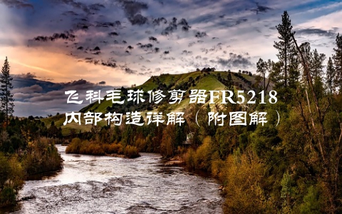 飞科毛球修剪器FR5218内部构造详解（附图解）