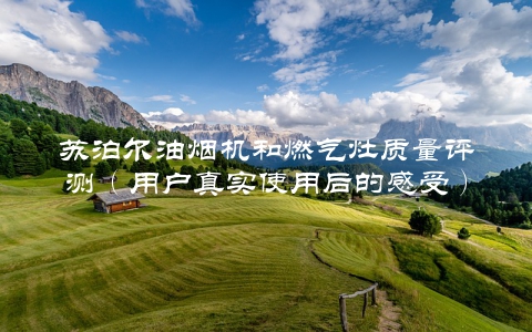 苏泊尔油烟机和燃气灶质量评测（用户真实使用后的感受）