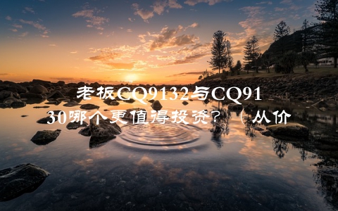 老板CQ9132与CQ9130哪个更值得投资？（从价格性能市场前景三个角度分析）