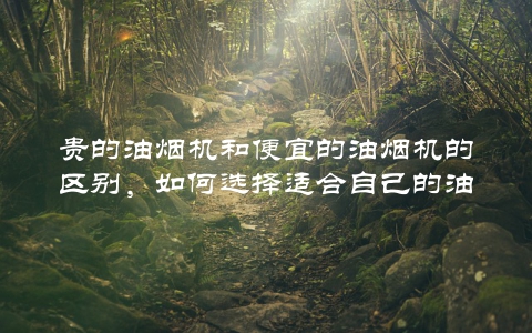 贵的油烟机和便宜的油烟机的区别，如何选择适合自己的油烟机？