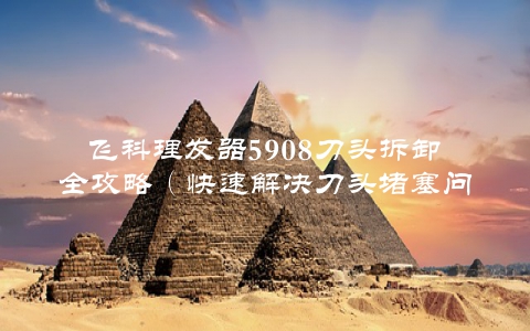 飞科理发器5908刀头拆卸全攻略（快速解决刀头堵塞问题）