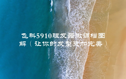 飞科5910理发器微调档图解（让你的发型更加完美）