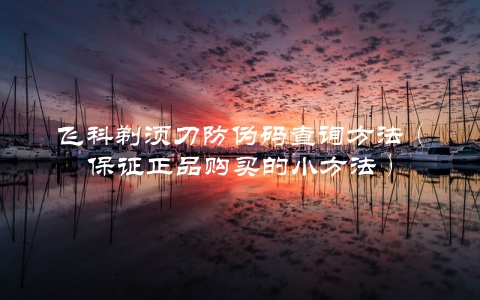飞科剃须刀防伪码查询方法（保证正品购买的小方法）