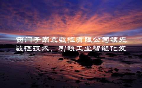 西门子南京数控有限公司领先数控技术，引领工业智能化发展