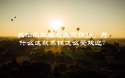 苏泊尔双层复底蒸锅28，为什么这款蒸锅这么受欢迎？