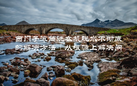 西门子滚筒洗衣机脱水不彻底的解决方法（从根源上解决问题）