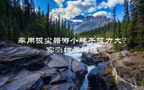车用吸尘器哪个牌子吸力大？实测结果揭晓