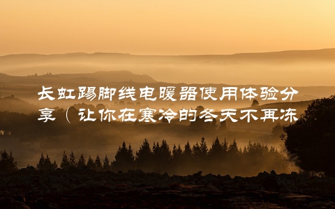 长虹踢脚线电暖器使用体验分享（让你在寒冷的冬天不再冻手冻脚）
