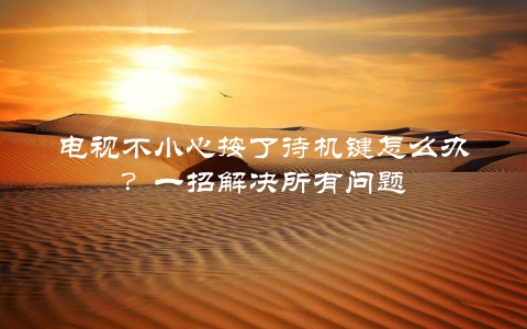 电视不小心按了待机键怎么办？一招解决所有问题