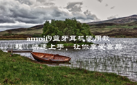 amoif9蓝牙耳机使用教程（快速上手，让你享受高品质音乐）