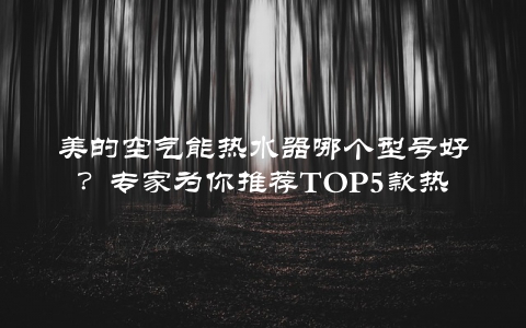 美的空气能热水器哪个型号好？专家为你推荐TOP5款热水器