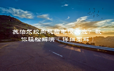 苏泊尔绞肉机插电没反应？教你轻松解决（详细图解）