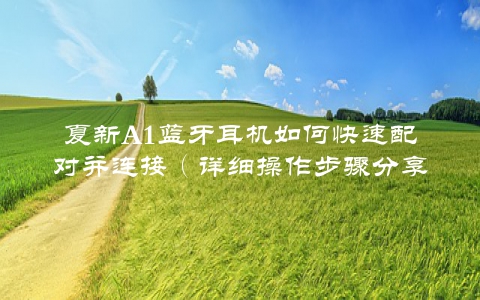 夏新A1蓝牙耳机如何快速配对并连接（详细操作步骤分享）