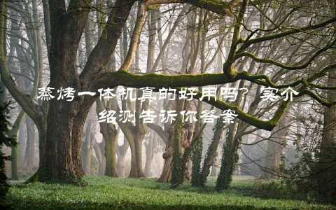 蒸烤一体机真的好用吗？实介绍测告诉你答案