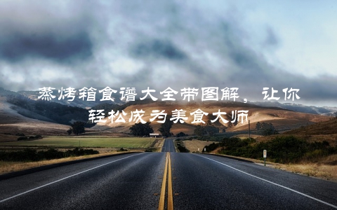 蒸烤箱食谱大全带图解，让你轻松成为美食大师
