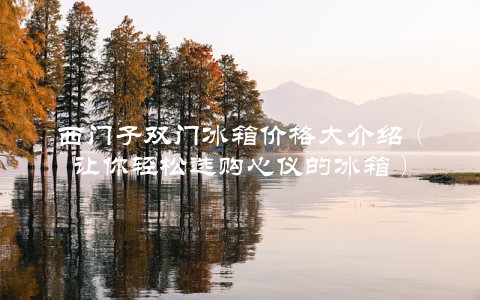 西门子双门冰箱价格大介绍（让你轻松选购心仪的冰箱）