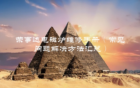 荣事达电磁炉维修手册（常见问题解决方法汇总）