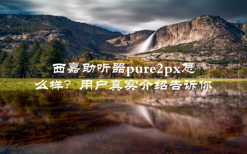 西嘉助听器pure2px怎么样？用户真实介绍告诉你